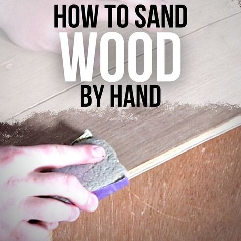 How to Sand Wood By Hand How To Sand Wood, Staining Wood Furniture, Hand Guide, Sanding Tips, Sanding Wood, Shop Vacuum, Rough Wood, Furniture Refinishing, Wood Dining Chairs