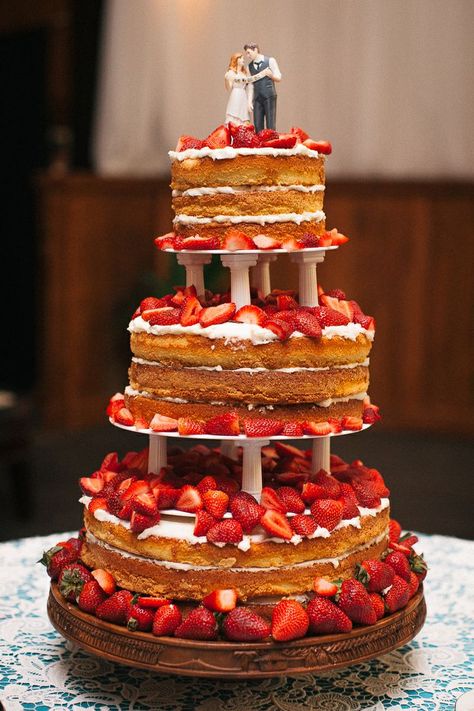 Strawberry Shortcake Wedding Cake Shortcake Wedding Cake, Strawberry Shortcake Wedding Cake, Strawberry Shortcake Wedding, Strawberry Wedding Cakes, Wedding Strawberries, Red Birthday Cakes, Wedding Cake Images, Special Event Cakes, Wedding Cake Pictures