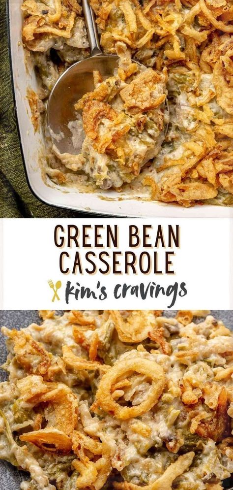 French Style Green Beans, The Best Green Bean Casserole, Green Bean Casserole From Scratch, Strawberry Blondie, Best Green Bean Casserole, Slow Cooker Green Beans, Homemade Green Bean Casserole, The Best Green Beans, Green Bean Casserole Easy