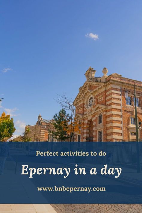 Your guide to visit Epernay in a day. Must see place in France. Today, we offer you an itinerary specially designed to spend a perfect day in Epernay, Champagne. Day Trip From Paris To Champagne, Day Trip To Normandy From Paris, Epernay France, Reims Champagne Tours, Reims France Champagne, Champagne Region France, France Love, Epernay France Champagne, Best Champagne