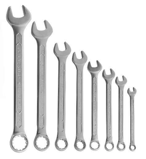 MULTI FIT ONE DRIVE FITT ALL COMBINATION WRENCH CR-V4 STEEL SIZE: 18,19, 21, 22, 24, 26, 27, 29, 30, 32 MM LLAVES COMBINADAS MULTI FIT SUPER TECH Wrench Sizes, One Drive, Automotive Repair, Socket Set, Wrench, Hand Tools, Drive