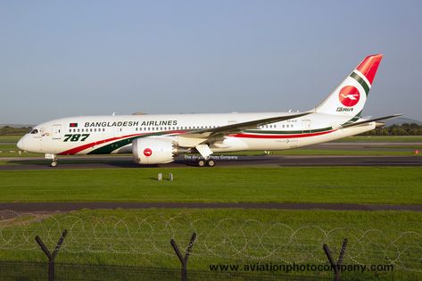 Biman Bangladesh Airlines Boeing 787-8 S2-AJS at Manchester IAP (2023) Biman Bangladesh Airlines, 787 Dreamliner, Boeing 787 8, Boeing 787 Dreamliner, Boeing 787, Aircraft Pictures, Drones, Airlines, Manchester