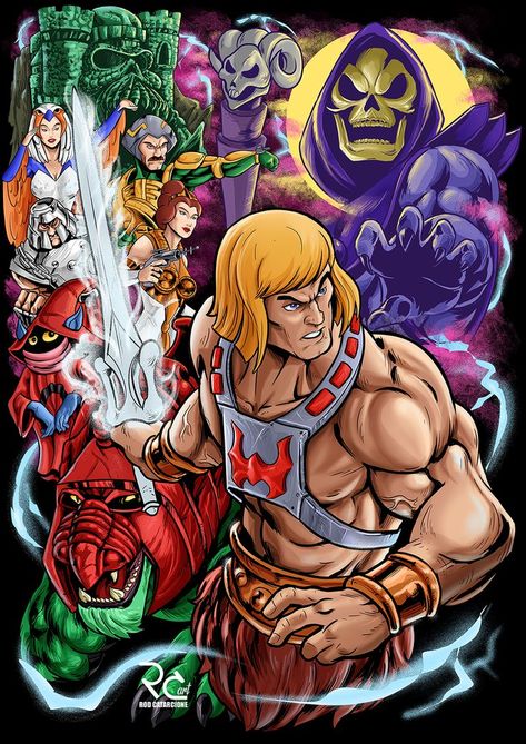 Heman Cartoon, He Man Thundercats, 80s Cartoon Characters, Nostalgia Art, 80s Cartoon, Cool Wallpapers Cartoon, Old Tv Shows, The Masters, Old Cartoons