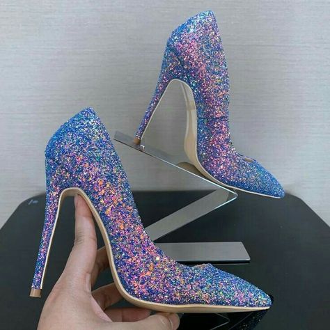 Prom Shoes Black, High Heel Dress Shoes, Heels Summer, Purple Heels, Women Platform Sandals, High Heel Dress, Womens Pumps, Glitter Heels, Womens Summer Shoes