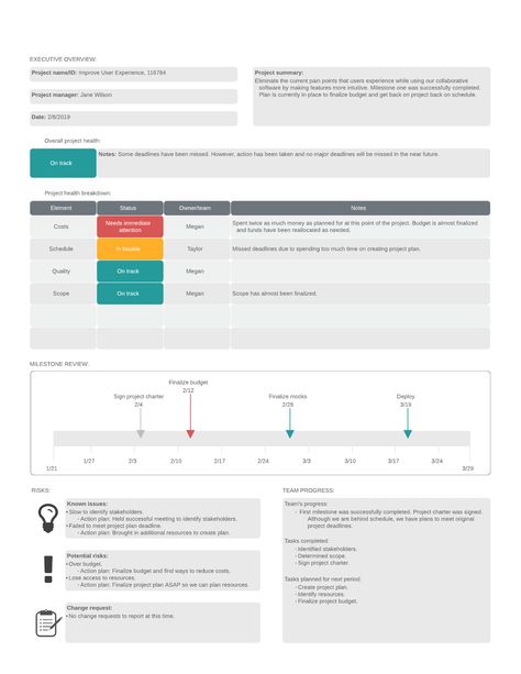 Report Dashboard, Weekly Status Report, College Essay Topics, Status Report Template, Executive Summary Template, Project Status Report, Progress Report Template, Essay Format, Agile Project Management