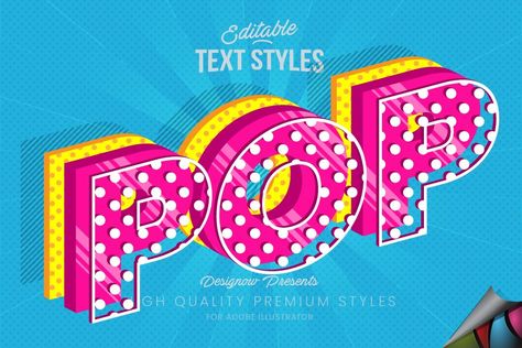 Pop Art Text Style , #Sponsored, #Preview#File#included#Live #Ad Pop Art Text, Adobe Illustrator Cs6, Art Text, Calligraphy Text, Retro Text, Pop Art Women, 타이포그래피 포스터 디자인, Vector Pop, Retro Pop