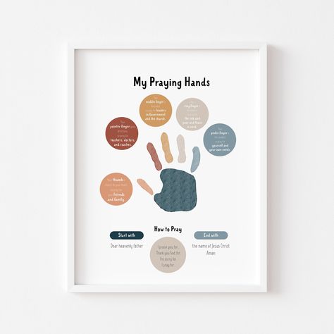 My Praying Hands Print, Printable Christian Educational Wall Art, Church Sunday School Nursery Poster, Christian Wall Decor Watercolor Kids - Etsy New Zealand Christian Kindergarten Classroom Decor, Christian Classroom Decor, Sunday School Classroom Decor, Kids Church Decor, Christian Classroom, Christian Nursery Decor, Sunday School Decorations, Poster Christian, Christian Nursery