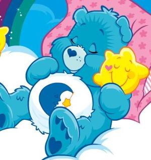 Bedtime Bear Original Care Bears, Blue Crescent Moon, Care Bear Tattoos, Bedtime Bear, American Greetings Cards, Sleepy Bear, Care Bears Cousins, Bear Images, Bear Character