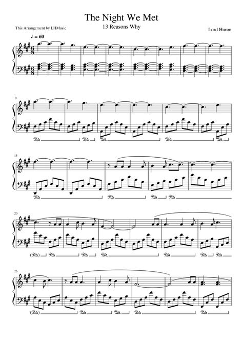 The Night We Met Sheet music for Piano (Solo) | Musescore.com The Night We Met Piano Sheet, The Night We Met Piano, Piano Notes Aesthetic, The Night We Met Tattoo, Take Me Back To The Night We Met, Disney Sheet Music, Piano Songs Sheet Music, Music Theory Piano, Piano Sheet Music Letters