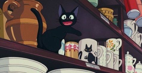 cat ➐➐➐ on Twitter: "which jiji are u today… " Wallpaper Gatos, 하울의 움직이는 성, Studio Ghibli Background, Cocoppa Wallpaper, Kiki Delivery, Ghibli Artwork, Kiki's Delivery Service, Rurouni Kenshin, Studio Ghibli Movies