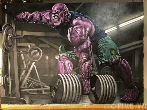 Gym Motivation Wallpaper, Gym Design Interior, Gym Wallpaper, Gym Wall Decor, Gym Wall Decal, Hulk Art, Gym Poster, Gym Wall, Gym Interior