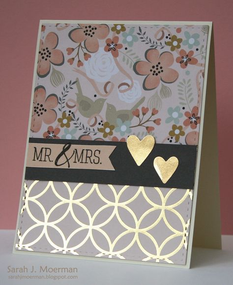 May 2015 My Impressions: More Quick and Easy Wedding Cards (& Simon Says Stamp Giveaway) Ctmh Wedding Cards, Homemade Wedding Cards, Diy Wedding Cards, Wedding Card Quotes, Wedding Card Ideas, Wedding Shower Cards, Pink Dye, Easy Wedding, Homemade Wedding