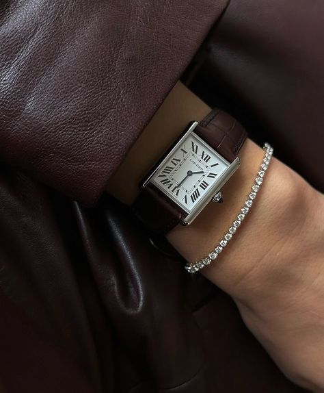 Cartier Watches Women, Cartier Tank Solo, Hermes Watch, Tank Watch, Small Lady, Watch For Women, Cartier Tank, Cartier Watch, Jewelry Lookbook