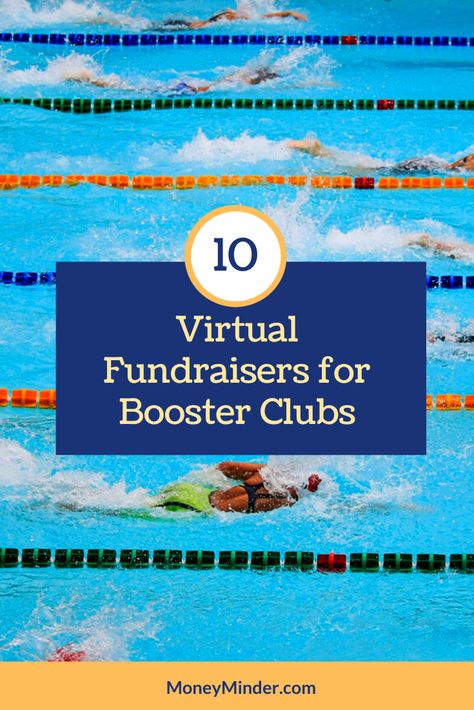 10 Virtual Booster Club Fundraising Ideas - MoneyMinder Starting A Booster Club, Booster Club Membership Drive, Booster Club Fundraising Ideas, Booster Club Ideas, Booster Club Fundraisers, Club Fundraising Ideas, Booster Club Membership, Beta Club, Online Garage Sale