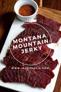 Eye Of Round Beef Jerky, Beef Jerky Recipe Dehydrator, Jerky Recipes Dehydrator, Deer Jerky Recipe, Jerkey Recipes, Smoked Jerky, Jerky Marinade, Smoked Beef Jerky, Beef Jerky Recipe