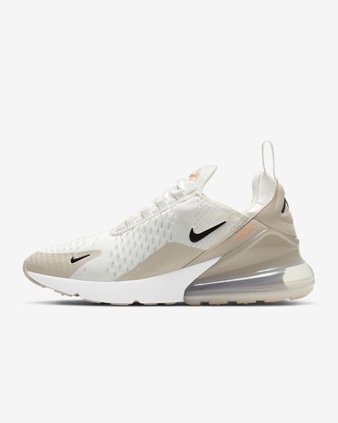 Nike Air Max 270 Women's Shoe. Nike.com Nike Air Max 270 Women, Dr Shoes, Preppy Shoes, All Nike Shoes, Nike Air Shoes, Cute Nike Shoes, Fame Dr, Cute Nikes, Swag Shoes