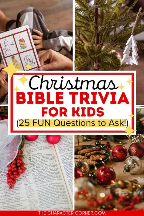 christmas bible trivia with answers Christmas Trivia For Kids With Answers, Trivia For Kids With Answers, Christmas Questions And Answers, Bible Trivia For Kids, Christmas Trivia For Kids, Bible Trivia Questions, Christmas Bible Trivia, Christian Christmas Games, Trivia For Kids