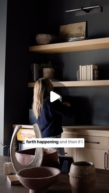 Studio McGee on Instagram: "Styling shelves is an art, not a science. 😅 More from this video on our YouTube channel (link in bio)." Styling Shelves, Studio Mcgee, Youtube Channel, Link In Bio, Science, Shelves, On Instagram, Instagram, Art