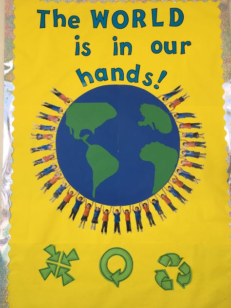 Earth Day Door Decorations Classroom, Earth Day Classroom Door, Earth Day Bulletin Board, April Lesson Plans, Eco Club, Summer Lesson, Earth Week, Rules Poster, Classroom Rules Poster