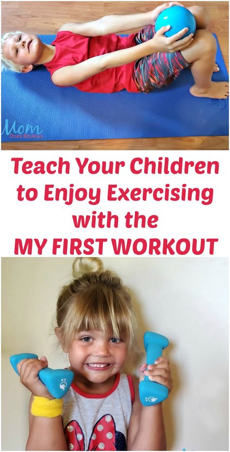 Teach Your Children to Enjoy Exercising with MY FIRST WORKOUT #MDRSummerFun - First Trimester Exercises Workouts, Kid Workout Routine, Pregnancy Safe Arm Workout, Mommy And Me Workouts Baby, First Trimester Core Exercises, Safe Pregnancy Workouts First Trimester, Strengthen Hips, Kids Workout, Kids Exercise Activities