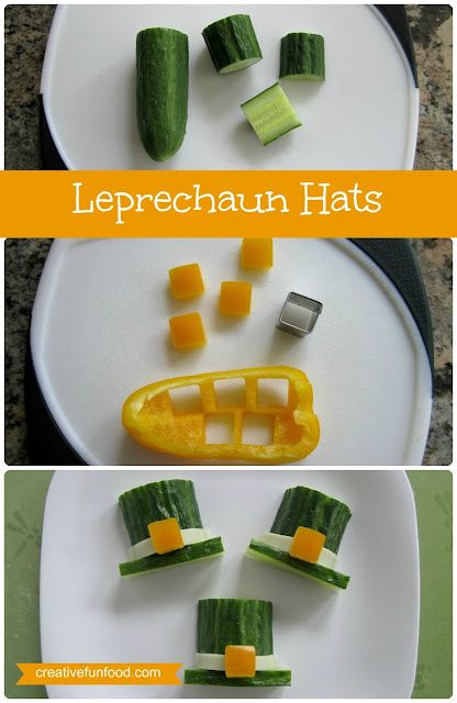 St Patricks Food, St Patrick Day Snacks, Sant Patrick, Green Foods, Fete Saint Patrick, St Patricks Day Food, Preschool Snacks, Leprechaun Hats, Saint Patties