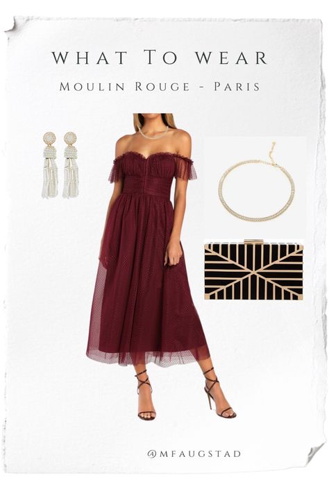 What To Wear To Moulin Rouge, Moulin Rouge Paris Outfit, What To Wear To Moulin Rouge Show, What To Wear To Moulin Rouge Paris, Moulin Rouge Dress, Moulin Rouge Outfits, Moulin Rouge Paris, Paris 2023, Dress Paris