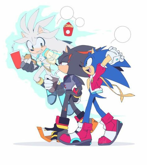 Silver And Blaze Fanart, Sonilver Fanart, Shadow Sonic Silver, Silver X Shadow, Silver And Sonic, Silver The Hedgehog Fanart, Sonic And Silver, Sonic The Hedgehog Fanart, Sonic Shadow And Silver