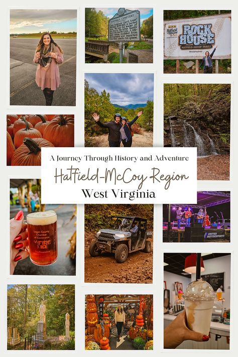 A Weekend Exploring the Hatfield-McCoy Region: A Journey through History and Adventure Hatfield And Mccoy Trails, Hatfield And Mccoy, Hatfields And Mccoys, Logan County, Weekend Travel, House On The Rock, Adult Beverages, Adult Drinks, Usa Travel