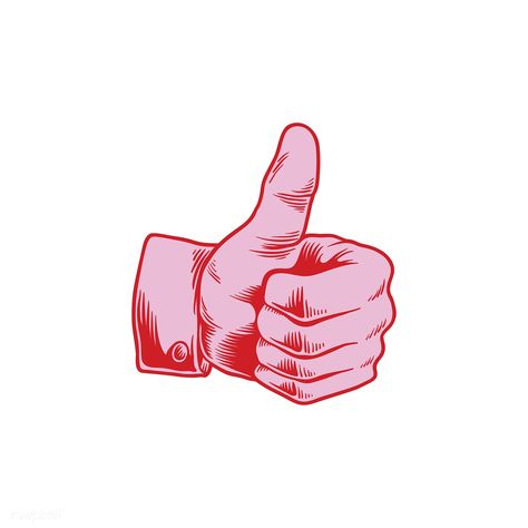 Illustration of thumbs up icon | free image by rawpixel.com Paintings Tumblr, Thumbs Up Icon, Pop Art Background, Vintage Paper Background, Web Design Resources, Fire Damage, Animation Art Sketches, Free Vector Illustration, Vintage Drawing