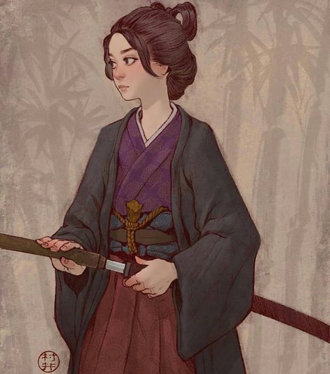 Female Samurai, Samurai Artwork, Image Film, Japanese Characters, Samurai Art, Character Portraits, Fantasy Character Design, Character Design Inspiration, Character Concept