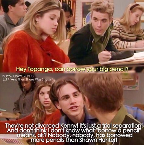 Shawn Hunter, Boy Meets World Quotes, Cory And Topanga, Rider Strong, Boy Meets Girl, World Quotes, Boy Meets World, Old Disney, Disney Shows