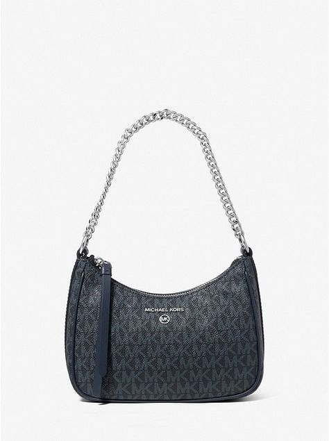 Discover great products at the best prices at Dealmoon. Michael Kors Jet Set Charm Small Logo Pochette. Price:$138.60 at Michael Kors Mk Shoulder Bag, Luxury Stuff, Dream Reality, Dream Bags, Designer Purses, What In My Bag, Fancy Bags, Leather Accents, Pretty Bags