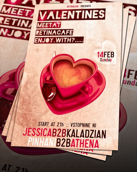 restaurant-promotion-valentines-day-flayer-ideas1 Restaurant Promotions, Creative Flyer Design, Restaurant Marketing, Publicidad Creativa, Psd Flyer Templates, Creative Flyers, Free Poster, Dinners For Kids, Art And Illustration