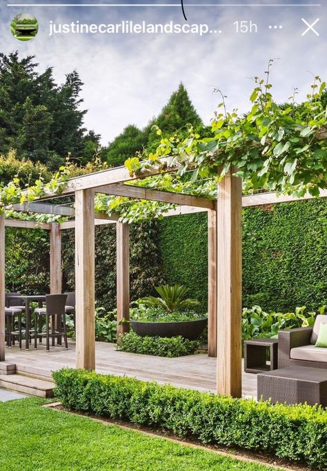 Timber Pergola, Pergola Garden, Backyard Pergola, Outdoor Gardens Design, Backyard Garden Design, Outdoor Pergola, Garden Trellis, Pergola Shade, Lush Greenery