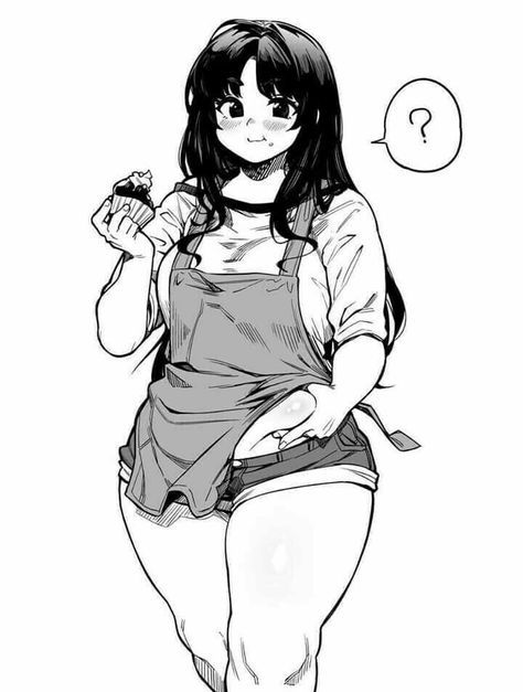 Fat Anime Characters, Plus Size Art, Art Kawaii, 캐릭터 드로잉, Fete Anime, Body Drawing, Cute Art Styles, Anime Poses, Fesyen Wanita