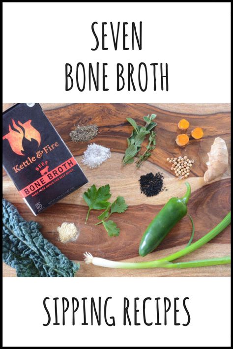 Kettle And Fire Bone Broth Recipes, Best Bone Broth Recipe, Living Seasonally, Bone Broth Soup Recipes, Sipping Broth, Broth Diet, Bone Broth Soup, Heal Your Gut, Bone Broth Recipe