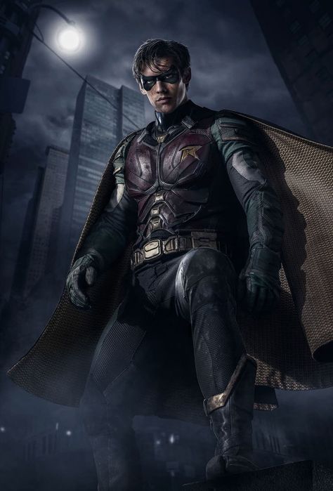 Live-Action Titans Unveils First Full-Body Photo of Robin Titans Tv Series, Robin Dc, Univers Dc, Batman Universe, Dc Movies, Deathstroke, Batman Family, Batman Robin, Dc Comic