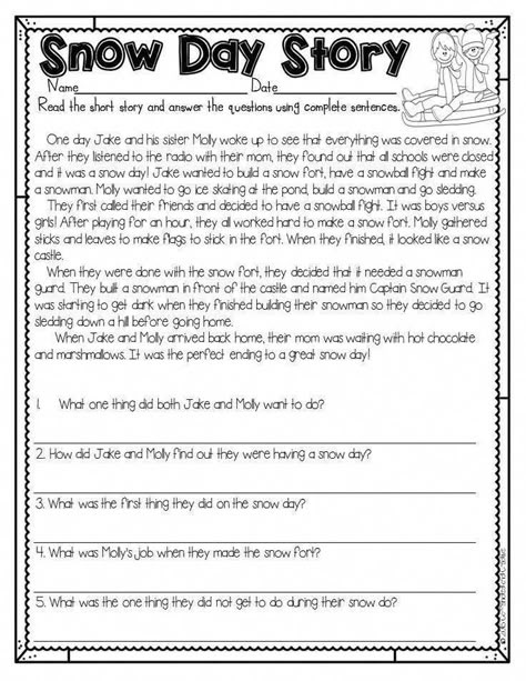 Christmas Reading Comprehension, 2nd Grade Reading Worksheets, 2nd Grade Reading Comprehension, Short Passage, Fluency Passages, Christmas Reading, Christmas Worksheets, 3rd Grade Reading, Practice Reading