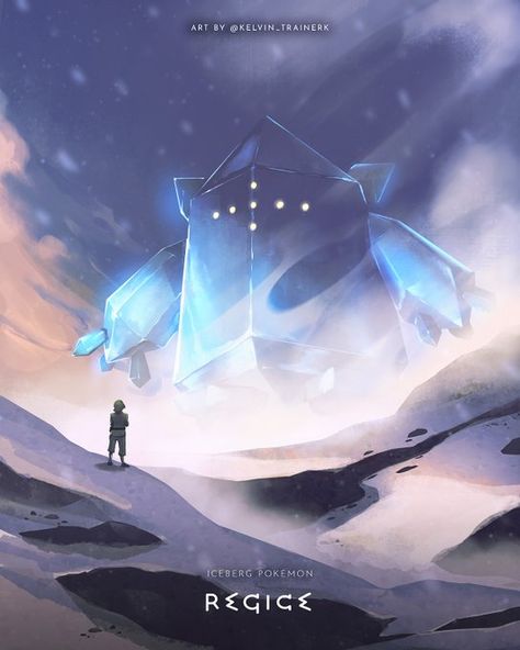 Kelvin on Twitter: "#LegendsDiscovered The Legendary Titans! (3/6) Which one is your favorite? 😄 Mine is Regice! 💙 Enjoy! RTs are much appreciated ✨ #Pokemon #PokemonArt https://t.co/IZJtToH38a" / Twitter Regice Pokemon Wallpaper, Regice Pokemon, Luxray Pokemon, All Legendary Pokemon, Kartu Pokemon, Pokemon Fusion Art, Mythical Pokemon, Pokemon Poster, Cool Pokemon Wallpapers