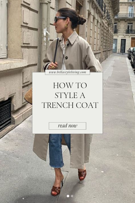 trench coat outfit casual Black Trench Coat Outfit Spring, Summer Trench Coat Outfit, Trench Coat Outfit Summer, How To Style Trench Coat, Classic Trench Coat Outfit, Trendy Trench Coat Outfit, Trench Coat Outfit Casual, Trench Coat Spring Outfit, Spring Trench Coat Outfit