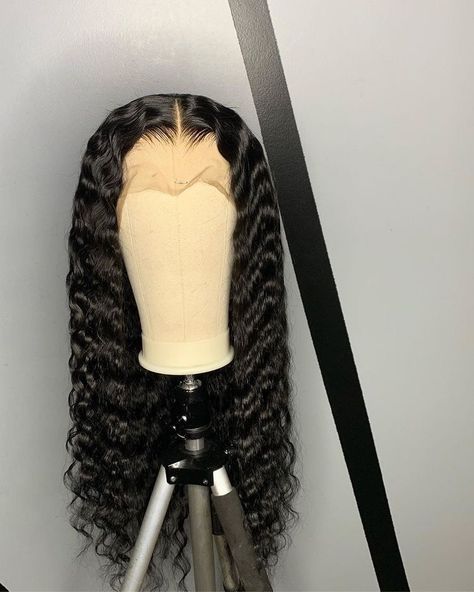 Soft Crimps, Front Lace Wigs, By Any Means Necessary, Black Curly Hair, Front Lace Wigs Human Hair, Lace Hair, Baddie Hairstyles, Silky Hair, Curly Wigs