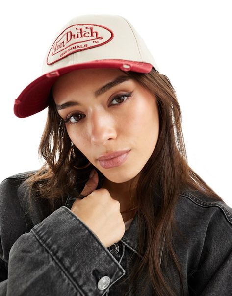 Accessories by Von Dutch Snap it up Branded design Panelled crown Curved peak Adjustable snapback strap Von Dutch Hat, Clothes Brand, Black Dress Prom, Von Dutch, Brunch Outfit, Maxi Dress Trend, Curves Workout, Petite Maternity, Vans Old Skool