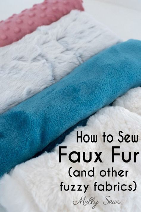 How to Sew Faux Fur Sewing Studio Organization, Sewing Hems, Melly Sews, Pattern Weights, Sewing Fleece, Faux Fur Pillow, Fur Pillow, Faux Fur Blanket, Fabric Stamping