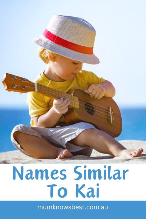 Names similar to Kai - list of baby name ideas by Mum Knows Best. List Of Names, Unique Boy Names, Cool Baby Names, Gender Neutral Names, Parenting Inspiration, Mommy Blog, New Baby Boys, Baby Boy Names