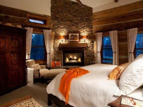 55 Spectacular and cozy bedroom fireplaces Sleep Relaxation, Bedroom Fireplace, Awesome Bedrooms, Dream Rooms, Beautiful Bedrooms, Home N Decor, Dream Bedroom, My New Room, Cozy Bedroom