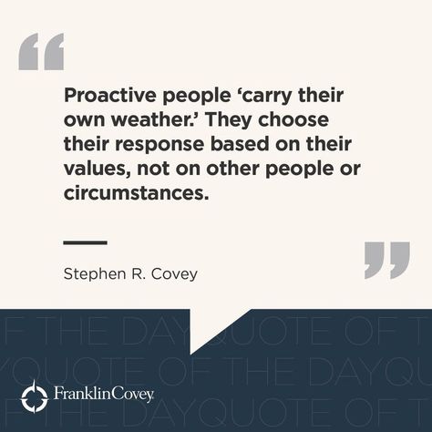 “Look at the word responsibility—'response-ability'—the ability to choose your response.” ... #ThinkAboutIt; ... “Highly proactive people recognize that responsibility. They do not blame circumstances, conditions, or conditioning for their behavior. Their behavior is a product of their own conscious choice, based on values, rather than a product of their conditions, based on feeling.” –Stephen R. Covey facebook.com/186870734710016 #InspiringQuote #Truth #Wisdom #Values #Principles #SelfMastery Principles Quotes, Covey Quotes, Stephen Covey Quotes, Values And Principles, Stephen R Covey, Anthony Robbins, Stephen Covey, Mission Statement, Inspirational Message