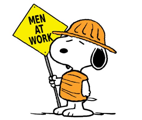 Snoopy Working, Woodstock Snoopy, Peanuts By Schulz, Snoopy Dog, Snoopy Collectibles, Jesus Loves Us, Construction For Kids, Snoopy Images, Snoopy Quotes