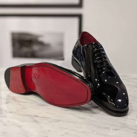 Red Sole Shoes Men, Red Bottom Dress Shoes For Men, Black And Red Wedding Shoes Men, Gothic Dress Shoes Men, Black Shiny Shoes Men, Goth Wedding Shoes Men, Mens Tuxedo Shoes, Tuxedo Shoes For Men Wedding, Black Suit Shoes Men