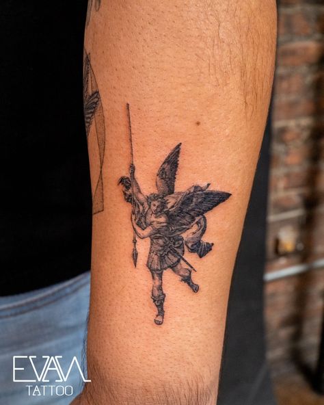 evantattoo su Instagram: "St. Michael the Archangel, 1635.⠀⠀⠀⠀⠀⠀⠀⠀⠀ Dec/14/2021⠀⠀⠀⠀⠀⠀⠀⠀⠀ Thank you, Christian!⠀⠀⠀⠀⠀⠀⠀⠀⠀ ⠀⠀⠀⠀⠀⠀⠀⠀⠀ Evantattooappts@gmail.com…" St Michael Tattoo, Michael Tattoo, St Michael The Archangel, Michael The Archangel, Symbol Tattoo, Symbol Tattoos, San Michele, Archangel Michael, St Michael