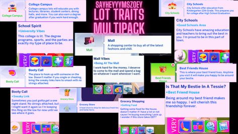 Personality Traits Sims 4 Cc, Sims 4 Cc Lot Traits, Sims 4 Traits Cc Urban, Sims 4 Lot Traits, Sims 4 Interactions Mod, Sims Animations, Sims Traits, Sims 4 Jobs, Sims Download